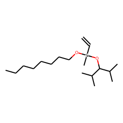 Silane, methylvinyl(2,4-dimethylpent-3-yloxy)octyloxy-