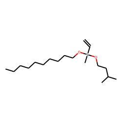 Silane, methylvinyl(3-methylbutoxy)decyloxy-