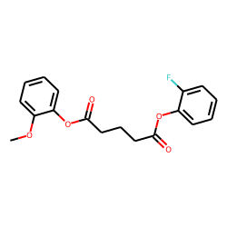 Glutaric acid, 2-fluorophenyl 2-methoxyphenyl ester