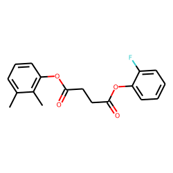 Succinic acid, 2-fluorophenyl 2,3-dimethylphenyl ester