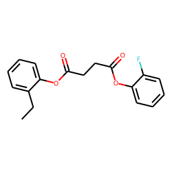 Succinic acid, 2-fluorophenyl 2-ethylphenyl ester