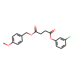 Succinic acid, 3-chlorophenyl 4-methoxybenzyl ester