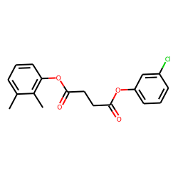 Succinic acid, 3-chlorophenyl 2,3-dimethylphenyl ester