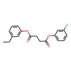 Succinic acid, 3-chlorophenyl 3-ethylphenyl ester