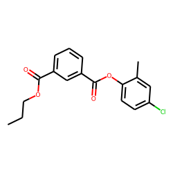 Isophthalic acid, 4-chloro-2-methylphenyl propyl ester