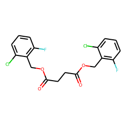 Succinic acid, di(2-chloro-6-fluorobenzyl) ester