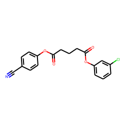 Glutaric acid, 3-chlorophenyl 4-cyanophenyl ester