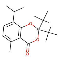 Benzoic acid, 2-hydroxy-6-methyl-3-(1-methylethyl), DTBS