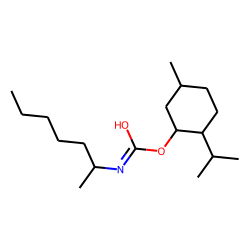 Carbonic acid, monoamide, N-hept-2-yl-, menthyl ester