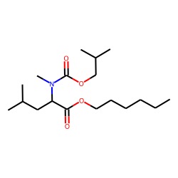 l-Leucine, N-isobutoxycarbonyl-N-methyl-, hexyl ester