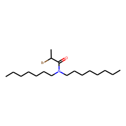 Propanamide, n-heptyl-n-octyl-2-bromo-