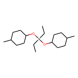 Silane, diethyldi(cis-4-methylcyclohexyloxy)-