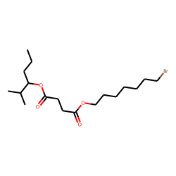 Succinic acid, 7-bromoheptyl 2-methylhex-3-yl ester