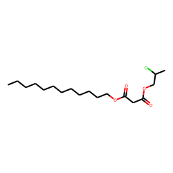 Malonic acid, 2-chloropropyl dodecyl ester