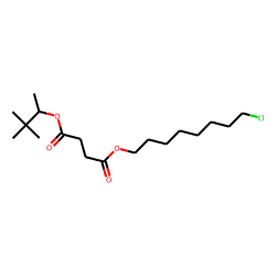 Succinic acid, 8-chlorooctyl 3,3-dimethylbut-2-yl ester