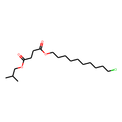 Succinic acid, 10-chlorodecyl isobutyl ester