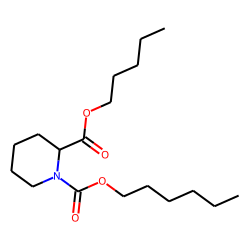 Pipecolic acid, N-hexyloxycarbonyl-, pentyl ester