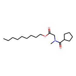 Sarcosine, N-(cyclopentylcarbonyl)-, nonyl ester