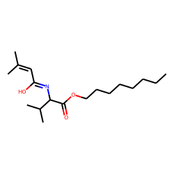 L-Valine, N-(3-methylbut-2-enoyl)-, octyl ester