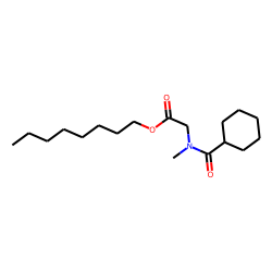 Sarcosine, N-(cyclohexylcarbonyl)-, octyl ester