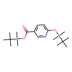 6-Hydroxynicotinic acid, tert-butyldimethylsilyl ether, tert-butyldimethylsilyl ester