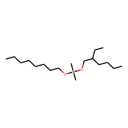 Silane, dimethyl(2-ethylhexyloxy)octyloxy-