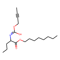 L-Norvaline, N-(but-2-yn-1-yloxycarbonyl)-, octyl ester