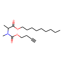 DL-Alanine, N-methyl-N-(byt-3-yn-1-yloxycarbonyl)-, nonyl ester