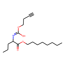 L-Norvaline, N-(but-3-yn-1-yloxycarbonyl)-, octyl ester