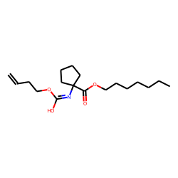1-Aminocyclopentanecarboxylic acid, N-(but-3-en-1-yloxycarbonyl)-, heptyl ester
