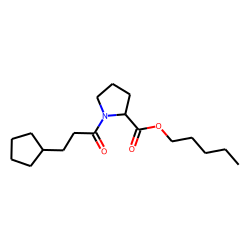 L-Proline, N-(3-cyclopentylpropionyl)-, pentyl ester