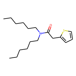 2-Thiopheneacetamide, N,N-dihexyl-