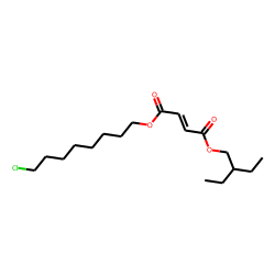 Fumaric acid, 2-ethylbutyl 8-chlorooctyl ester