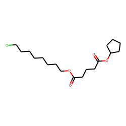 Glutaric acid, cyclopentyl 8-chlorooctyl ester