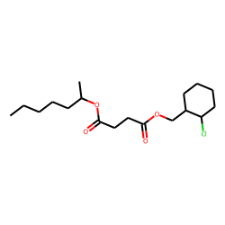 Succinic acid, hept-2-yl (2-chlorocyclohexyl)methyl ester