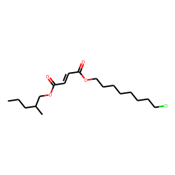Fumaric acid, 2-methylpentyl 8-chlorooctyl ester
