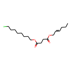 Succinic acid, 8-chlorooctyl cis-hex-2-en-1-yl ester