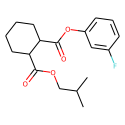 1,2-Cyclohexanedicarboxylic acid, 3-fluorophenyl isobutyl ester