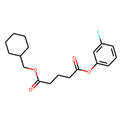 Glutaric acid, cyclohexylmethyl 3-fluorophenyl ester