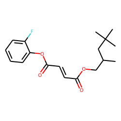 Fumaric acid, 2,4,4-trimethylpentyl 2-fluorophenyl ester