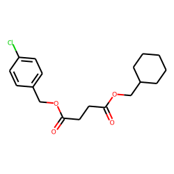 Succinic acid, cyclohexylmethyl 4-chlorobenzyl ester