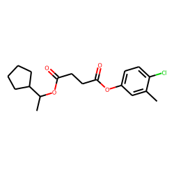 Succinic acid, 4-chloro-3-methylphenyl 1-cyclopentylethyl ester