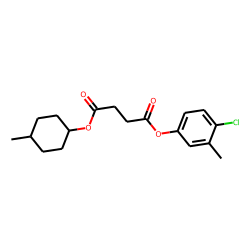 Succinic acid, 4-chloro-3-methylphenyl cis-4-methylcyclohexyl ester