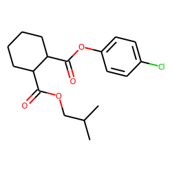 1,2-Cyclohexanedicarboxylic acid, 4-chlorophenyl isobutyl ester