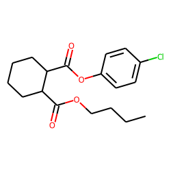 1,2-Cyclohexanedicarboxylic acid, butyl 4-chlorophenyl ester