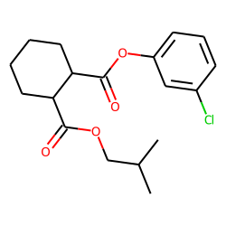 1,2-Cyclohexanedicarboxylic acid, 3-chlorophenyl isobutyl ester