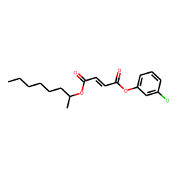Fumaric acid, 2-octyl 3-chlorophenyl ester