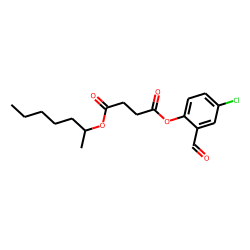 Succinic acid, hept-2-yl 4-chloro-2-formylphenyl ester