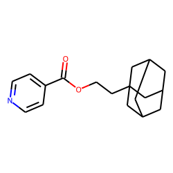 Isonicotinic acid, 2-(1-adamantyl)ethyl ester