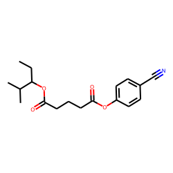 Glutaric acid, 2-methylpent-3-yl 4-cyanophenyl ester